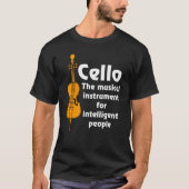 Intelligent Cello T-shirt (Voorkant)