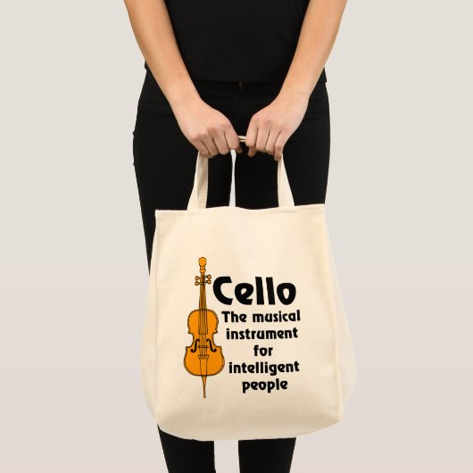 Intelligent Cello Tote Bag (Voorkant (product))