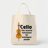 Intelligent Cello Tote Bag (Voorkant)