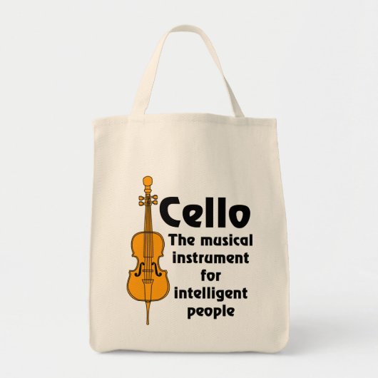 Intelligent Cello Tote Bag (Voorkant)