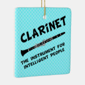 Intelligent Clarinet Keramisch Ornament (Rechts)