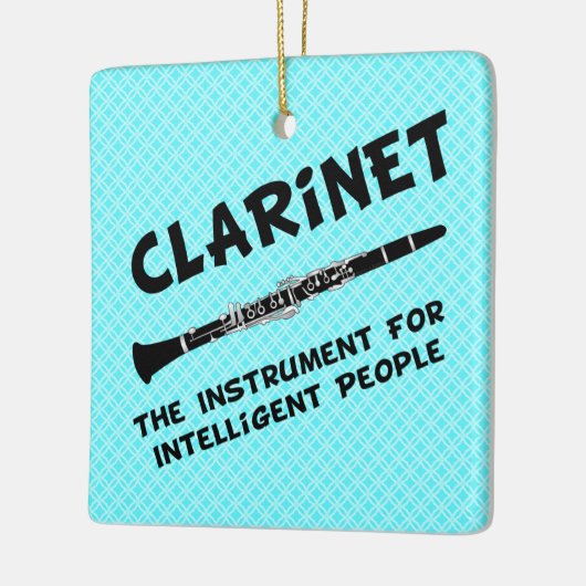 Intelligent Clarinet Keramisch Ornament (Links)
