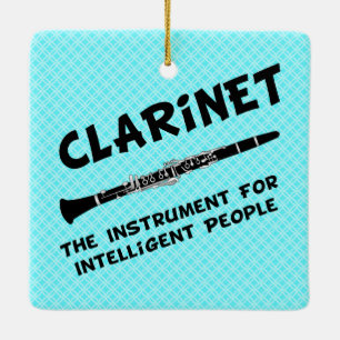 Intelligent Clarinet Keramisch Ornament