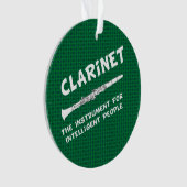 Intelligent Clarinet Ornament (voorkant)