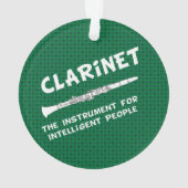 Intelligent Clarinet Ornament (achterkant)