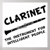Intelligent Clarinet Poster (Voorkant)