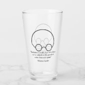 Intelligent Drink - Gandhi Quote 1 Glas (Achterkant)