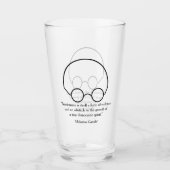 Intelligent Drink - Gandhi Quote 1 Glas (Voorkant)