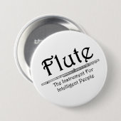 Intelligent Flute Ronde Button 7,6 Cm (Voorkant /achterkant)