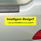 Intelligent ontwerp bumpersticker (Op auto)