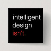 intelligent ontwerp vierkante button 5,1 cm (Voorkant)