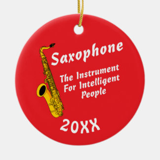 Intelligent Saxophone Keramisch Ornament
