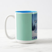 Intelligent Snowflake Mug Tweekleurige Koffiemok (Links)