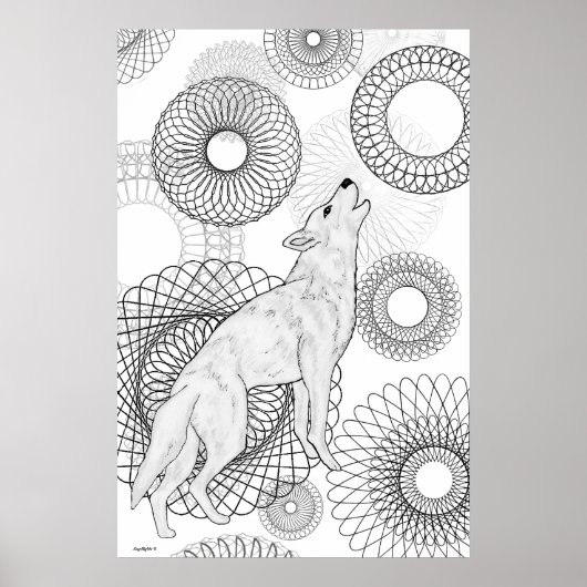 Intelligent Wolf Poster (Voorkant)