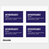 Intelligente Antropologe Definitie Sticker (Vel)