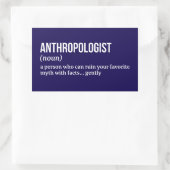 Intelligente Antropologe Definitie Sticker (Tas)
