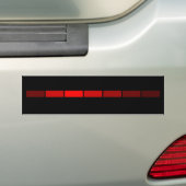 Intelligente auto bumpersticker (Op auto)