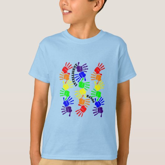 INTELLIGENTE HANDS T-Shirt (Voorkant)