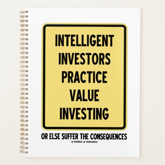 Intelligente investeerders gebruiken waarde bij in planner (Voorkant)