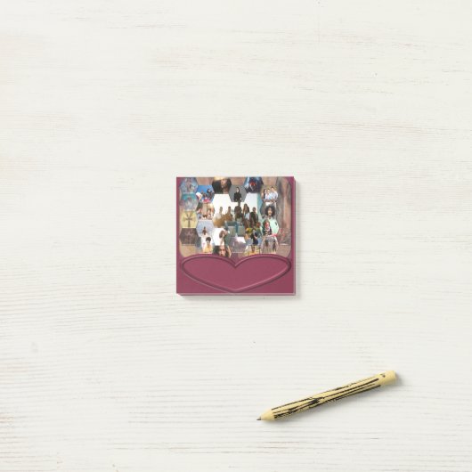 Intelligente kunst post-it® notes (Op bureau)