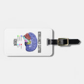Intelligente materie binnenin (Humor van de anatom Bagagelabel (Voorkant horizontaal)