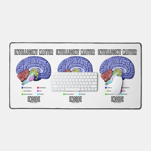 Intelligente materie in de Humor van de anatomisch Bureaumat (Keyboard & Muis)