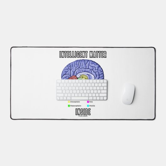 Intelligente materie in de Humor van de anatomisch Bureaumat (Keyboard & Muis)