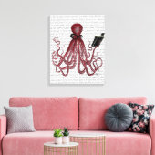 Intelligente Octopus Canvas Afdruk (Insitu (Woonkamer))