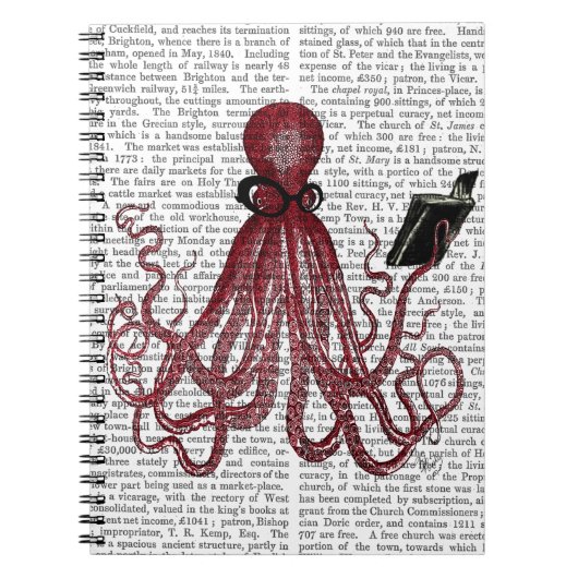 Intelligente Octopus Notitieboek (Voorkant)