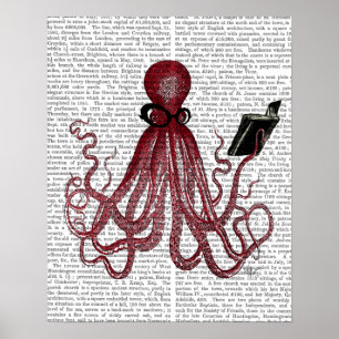 Intelligente Octopus Poster