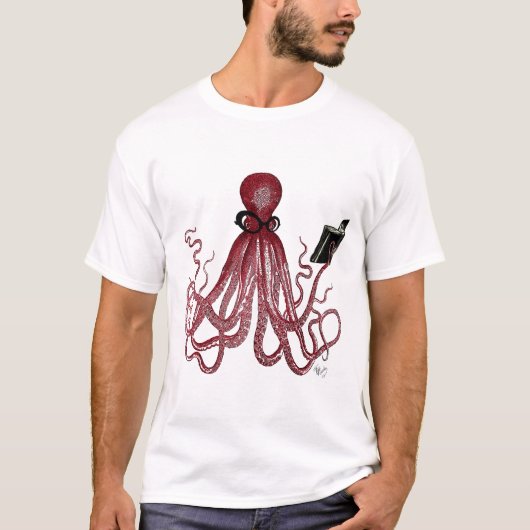 Intelligente Octopus T-shirt (Voorkant)