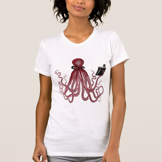 Intelligente Octopus T-shirt (Voorkant)
