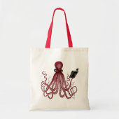 Intelligente Octopus Tote Bag (Voorkant)
