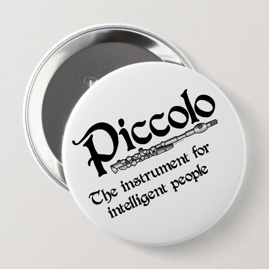 Intelligente Piccolo Ronde Button 4,0 Cm (Voorkant /achterkant)