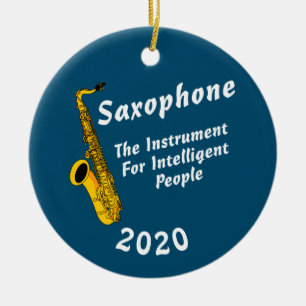 Intelligente saxofone keramisch ornament