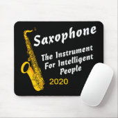 Intelligente saxofone muismat (Met muis)