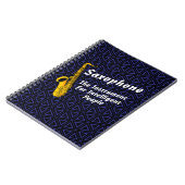 Intelligente saxofone notitieboek (Linkerzijde)