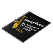 Intelligente saxofone notitieboek (Linkerzijde)