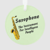 Intelligente saxofone ornament (achterkant)