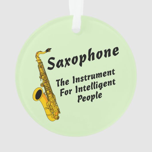 Intelligente saxofone ornament (achterkant)