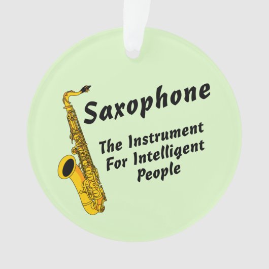 Intelligente saxofone ornament (voorkant)