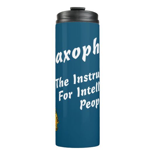 Intelligente Saxofoon Thermische Tumbler Thermosbeker (Voorkant)