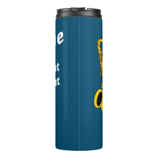 Intelligente Saxofoon Thermische Tumbler Thermosbeker (Achterkant)