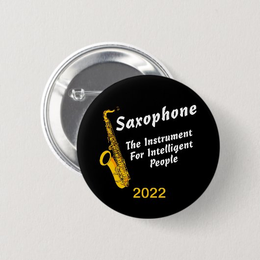 Intelligente Saxophone Button (Voorkant /achterkant)