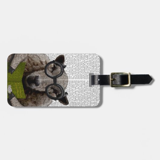 Intelligente schapen bagagelabel (Voorkant horizontaal)