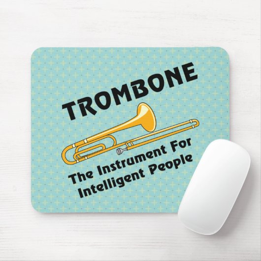 Intelligente trombone muismat (Met muis)