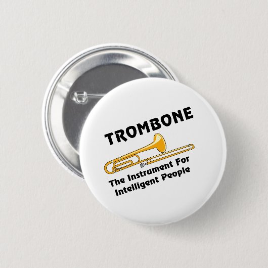 Intelligente trombone ronde button 5,7 cm (Voorkant /achterkant)