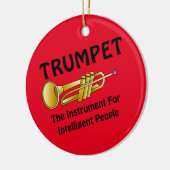 Intelligente Trumpet Keramisch Ornament (Links)