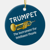 Intelligente Trumpet Keramisch Ornament (Voorkant)