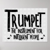 Intelligente Trumpet Rough Text Poster (Voorkant)